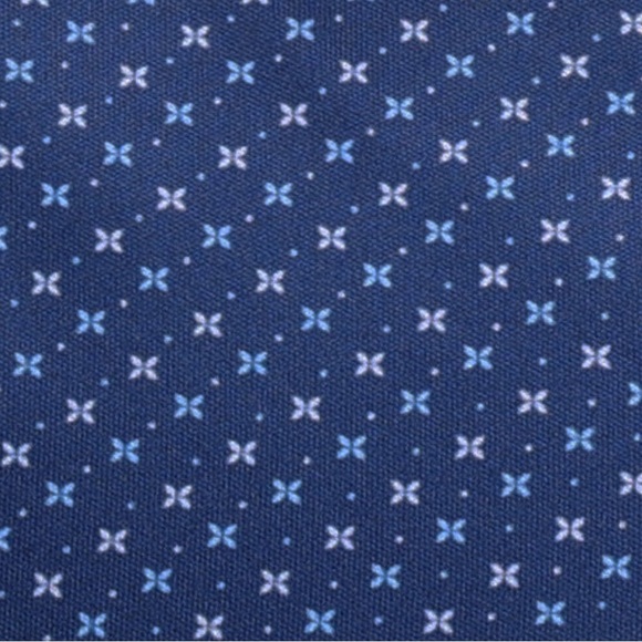 NWT! Collars & Co. Men’s Semi-Spread Collar Polo Los Cabos Blue Star. Small - Picture 2 of 7